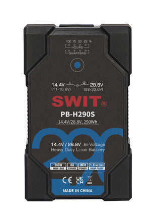 SWIT 290Wh Intelligent Bi-voltage Battery Pack (PB-H290S)