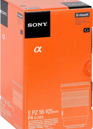 Sony SEL 18-105mm F/4.0 G OSS powerzoom E-mount (SELP18105G.AE)