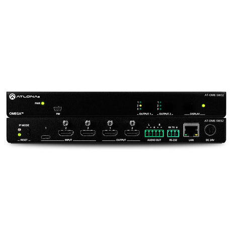 Atlona AT-OME-SW32 Omega 3x2 matrix switch HDMI en USB