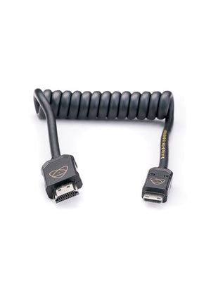 Atomos AtomFLEX Coiled Mini-HDMI to HDMI Cable - ATOM4K60C3
