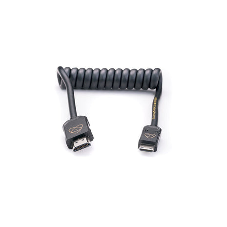 Atomos AtomFLEX Coiled Mini-HDMI to HDMI Cable - ATOM4K60C3