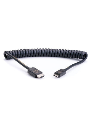 Atomos AtomFLEX Coiled Mini-HDMI to HDMI Cable - ATOM4K60C4