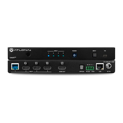 Atlona JunoX 451 HDBT HDMI en HDBaseT Switcher met 4 Inputs