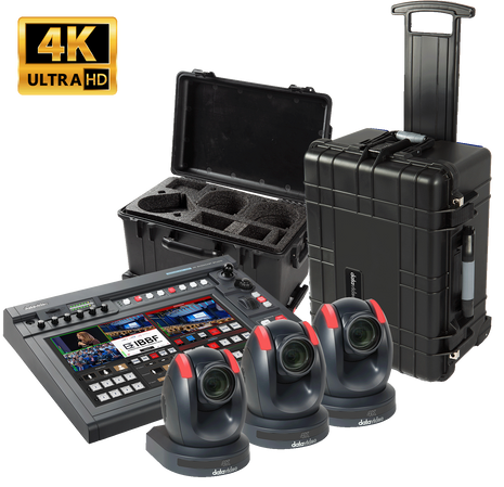 SHOWCAST 100 in a HC-850 case with 3x PTC-280's in a HC-800 case