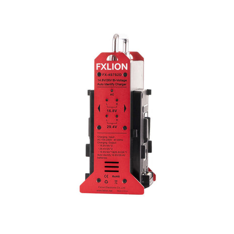 FXLion FX-4S7S2D V-Mount Charger Dual Channel Automatic Voltage Charger – V-Mount
