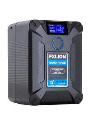 FXLion Nano Three II – 14.8V / 150Wh V-Mount Battery
