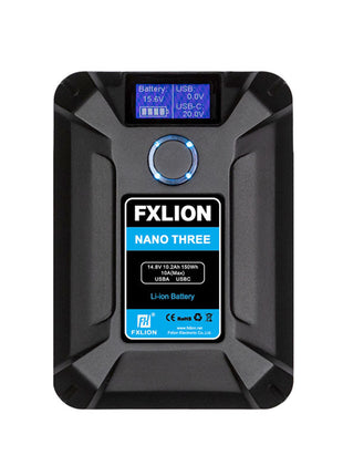 FXLion Nano Three II – 14.8V / 150Wh V-Mount Battery