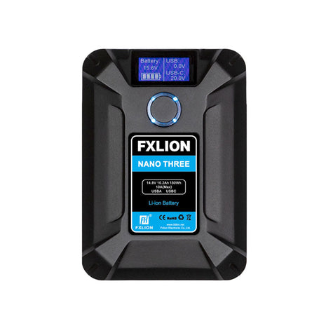 FXLion Nano Three II – 14.8V / 150Wh V-Mount Battery