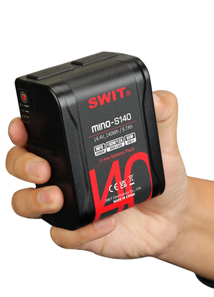 SWIT 140Wh Pocket V-mount Battery Pack (Mino-S140)