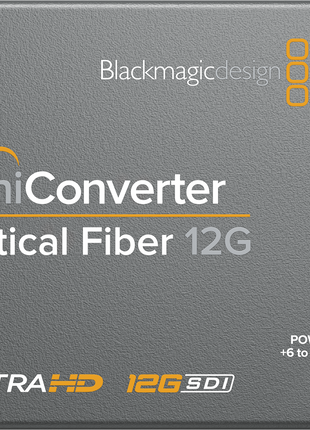 Blackmagic Mini Converter Optical Fiber 12G