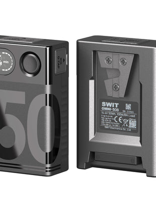 SWIT 50Wh USB-C Info Pocket V-mount Battery (OMNI-50S)