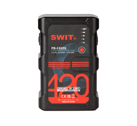 SWIT 420Wh Large Capacity V-mount Battery (PB-C420S)