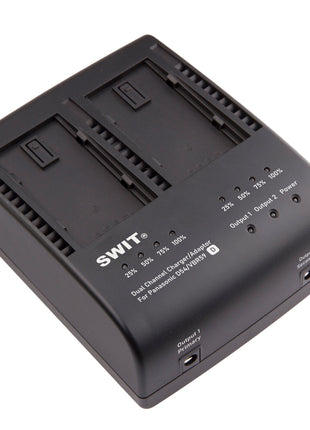 SWIT 2-ch Panasonic VW-VBD and CGA series Charger and Adaptor (S-3602D)