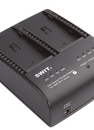 SWIT 2-ch SONY NP-F Charger and Adaptor