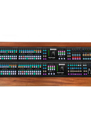 Skaarhoj High end wood frame for 2 M/E configuration