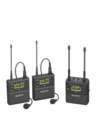 Sony Dual Channel UWP-D Kit. 1 x URX-P41D/K33 & 2 x UTX-B40/K33 transmitter