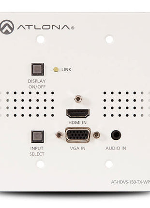 Atlona AT-HDVS-150-TX-WP Wallplate HDBaseT Transmitter for HDMI and VGA