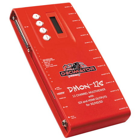 Decimator DMON-12S 12-Kanaals Multiviewer