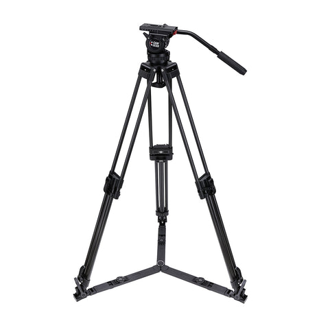 Camgear DV6P Carbon Fiber Tripod Systeem met Ground Spreader