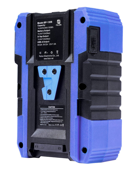 FXLion BP-130S II 130Wh Cool Black Battery – 14.8V / V-Mount Battery