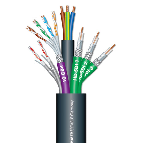 AV Sales Multikabel MK-3231 HD - 35 meter op haspel